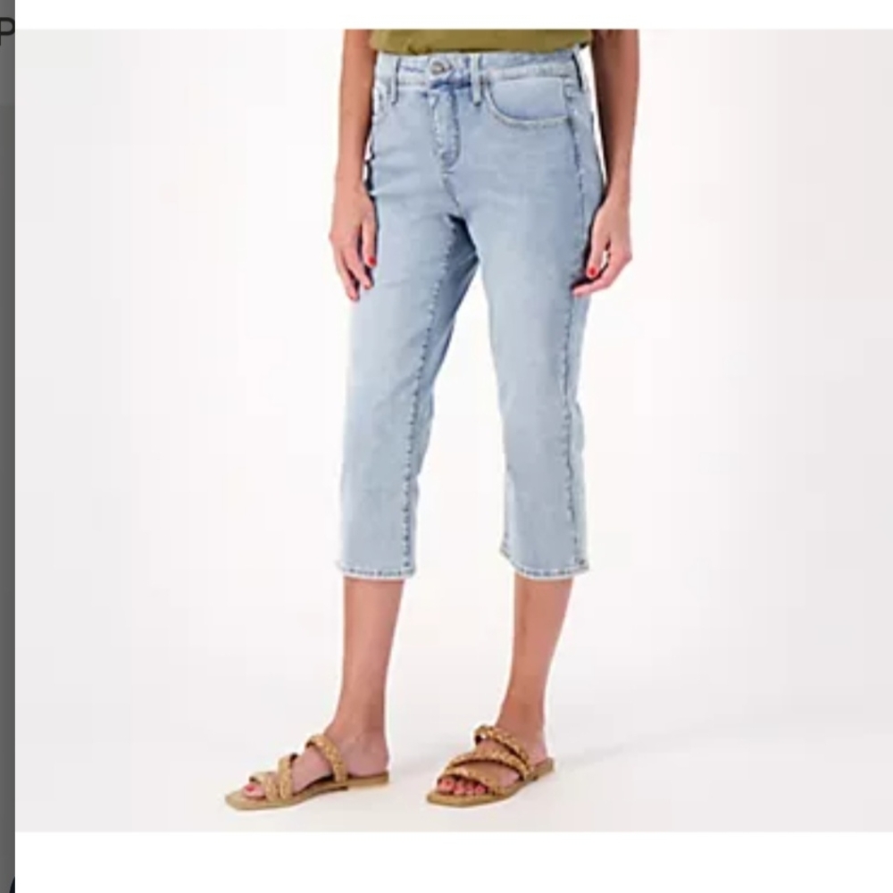 NYDJ Blue Ankle Cropped Jeans NEW